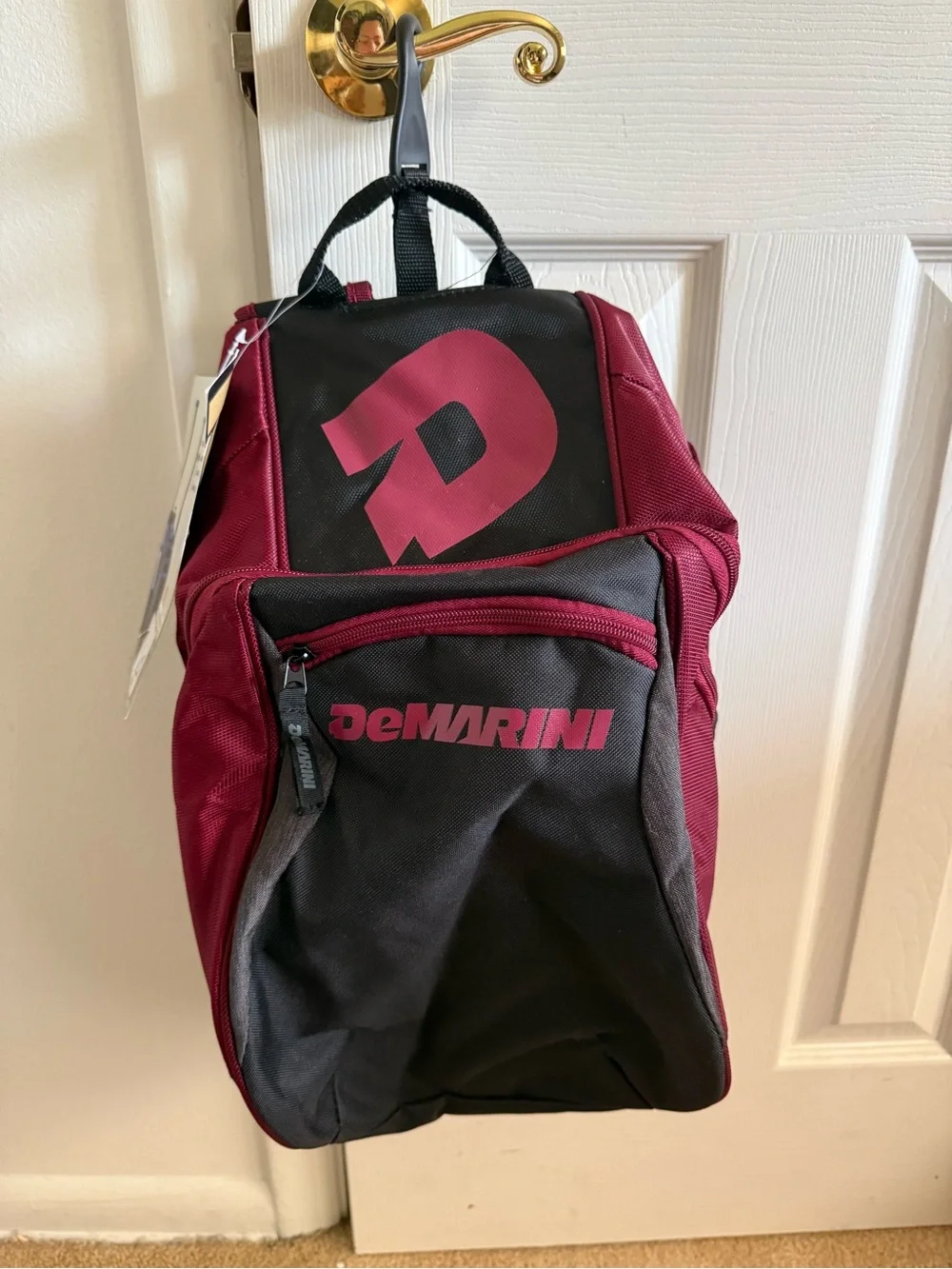 New DeMarini Softball/ Baseball Backpack Men and Women Maroon Black